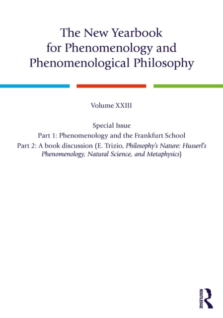 New Yearbook for Phenomenology and Phenomenological Philosophy