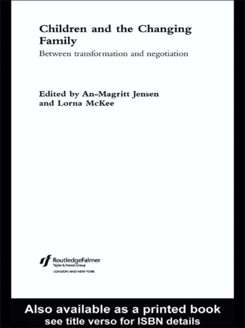 Children and the Changing Family