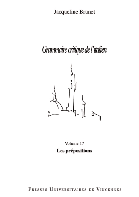 Grammaire critique de l'italien - Les prépositions