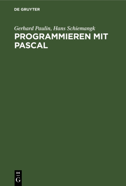 Programmieren mit PASCAL
