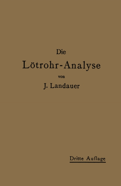 Die Lötrohranalyse