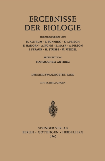 Ergebnisse der Biologie
