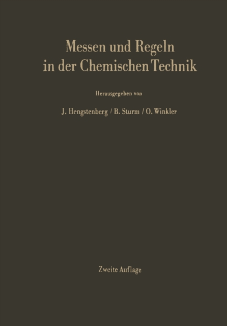 Messen und Regeln in der chemischen Technik