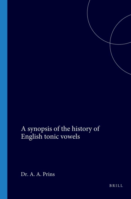 synopsis of the history of English tonic vowels