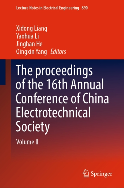 proceedings of the 16th Annual Conference of China Electrotechnical Society