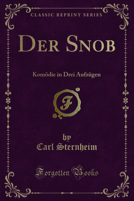 Der Snob Komödie