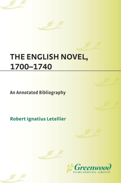 English Novel, 1700-1740