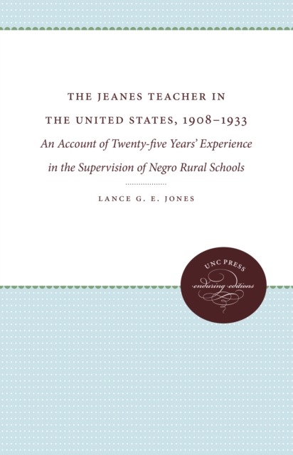Jeanes Teacher in the United States, 1908-1933