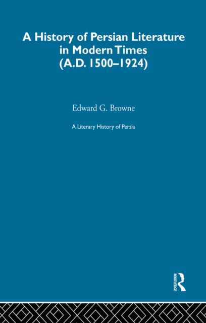 Literary History of Persia