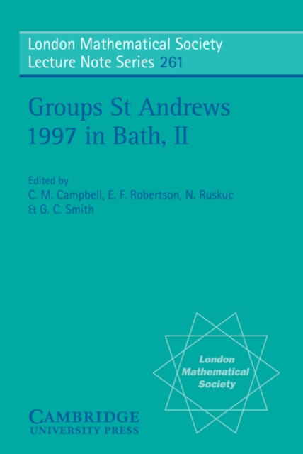 Groups St Andrews 1997 in Bath: Volume 2