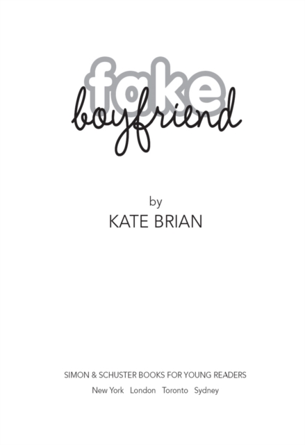 Fake Boyfriend
