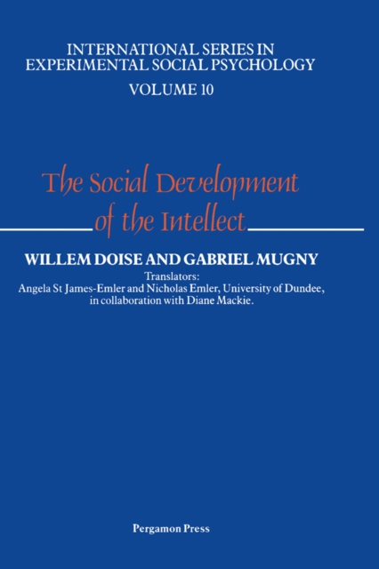Social Development of the Intellect