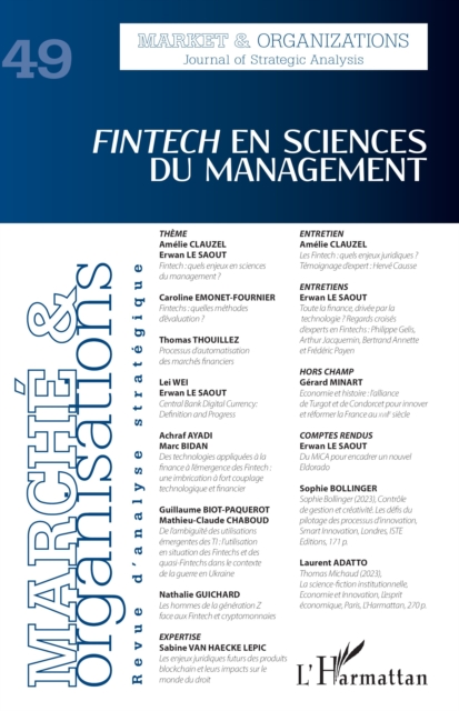 FinTech en sciences du management
