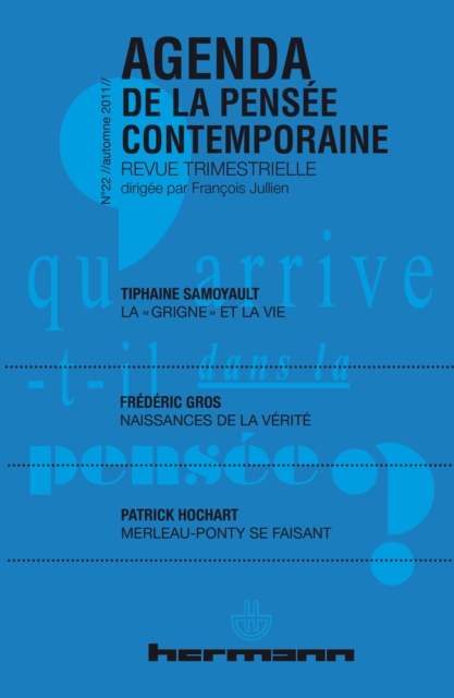 Agenda de la Pensée contemporaine, n°22