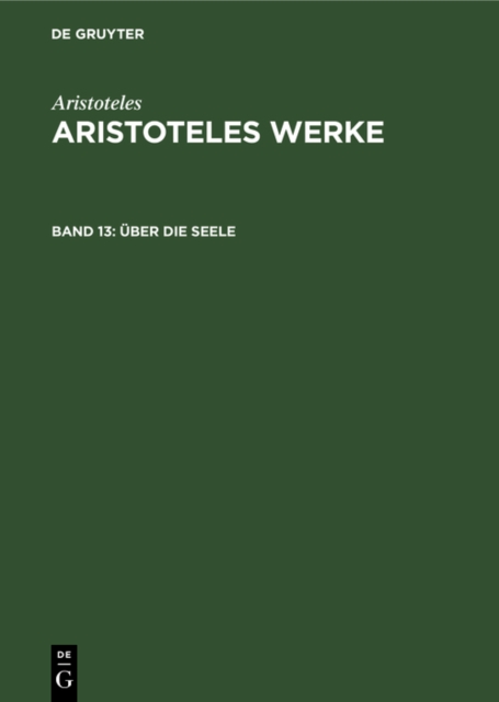 Uber die Seele