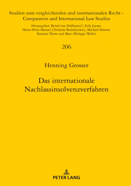 Das internationale Nachlassinsolvenzverfahren