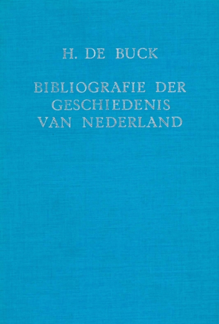Bibliografie der geschiedenis van Nederland