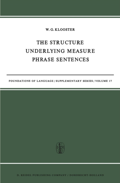 Structure Underlying Measure Phrase Sentences