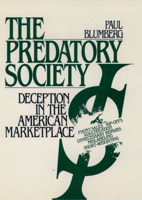 Predatory Society