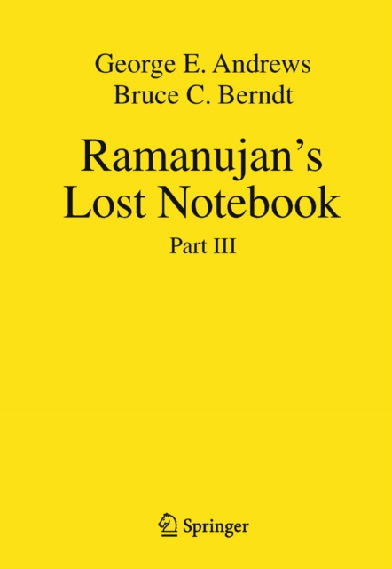 Ramanujan's Lost Notebook