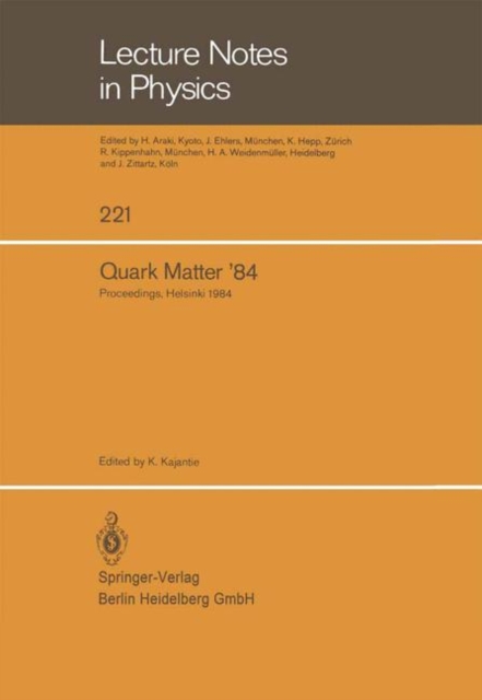 Quark Matter '84