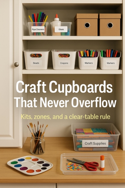 Craft Cupboards That Never Overflow