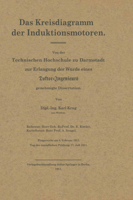 Das Kreisdiagramm der Induktionsmotoren
