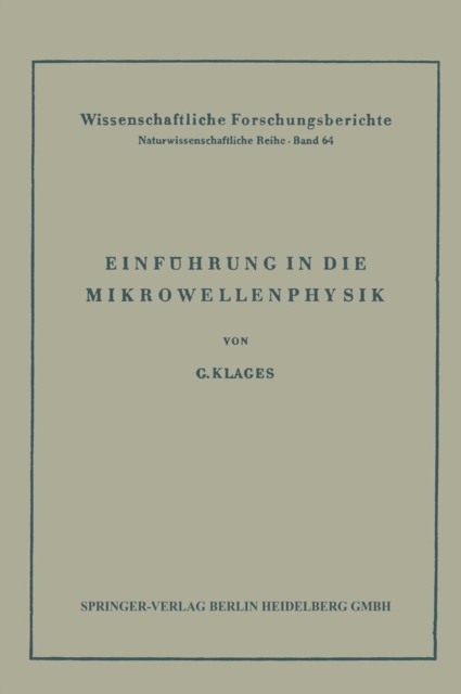 Einführung in die Mikrowellenphysik