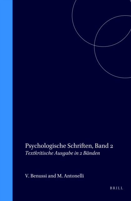 Psychologische Schriften, Band 2