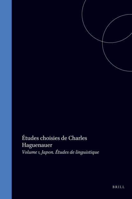 Etudes choisies de Charles Haguenauer