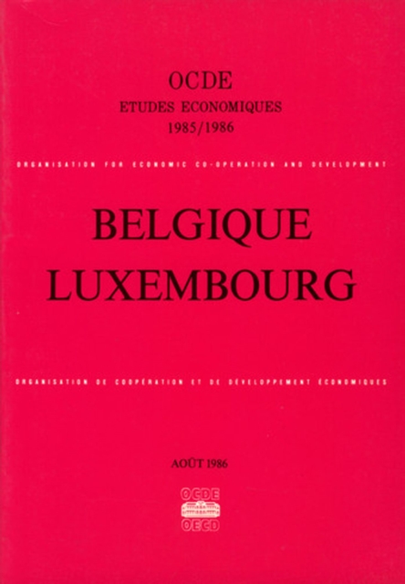 Etudes economiques de l'OCDE : Belgique 1986