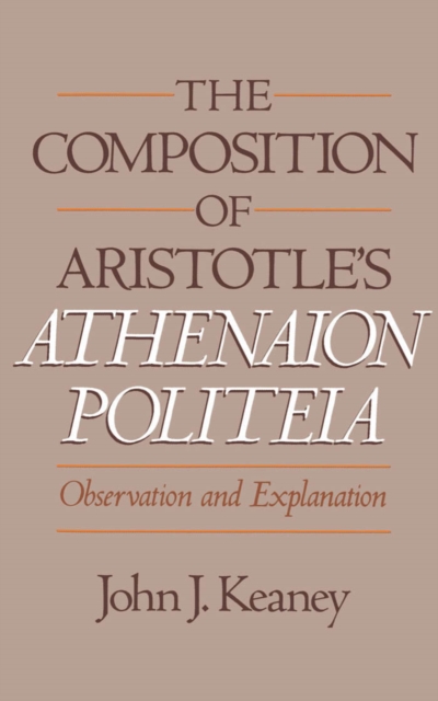 Composition of Aristotle's Athenaion Politeia