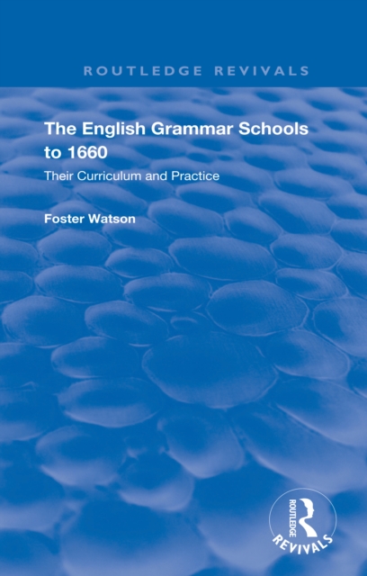 English Grammar Schools to 1660