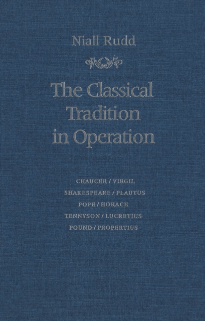 Classical Tradition in Operation