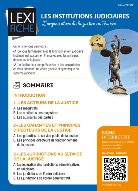 Les institutions judiciaires (3ème édition)