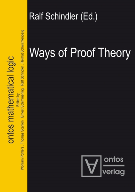 Ways of Proof Theory