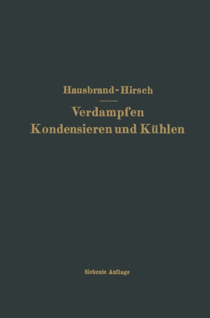 Verdampfen Kondensieren und Kühlen