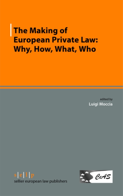 Making of European Private Law: Why, How, What, Who