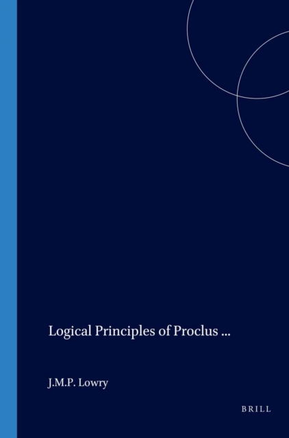Logical Principles of Proclus' Stoiceiwsis Qeologikh as Systematic Ground of the Cosmos