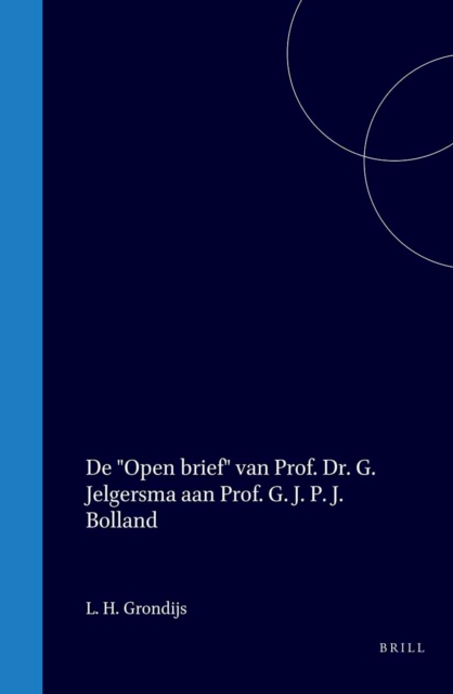 De &quote;Open brief&quote; van Prof. Dr. G. Jelgersma aan Prof. G. J. P. J. Bolland
