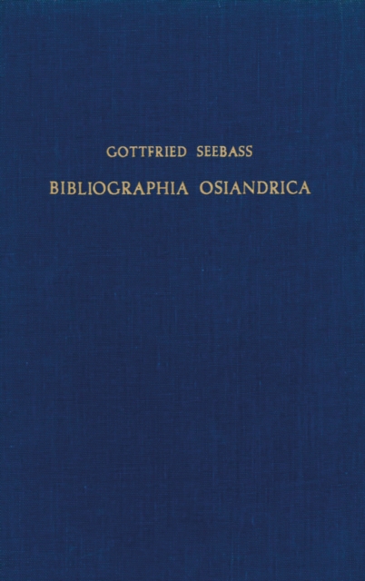 Bibliographia Osiandrica