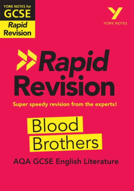 York Notes RAPID AQA GCSE Rapid Revision Blood Brothers (eBook) - for 2026, 2027 exams