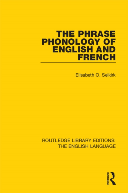 Phrase Phonology of English and French
