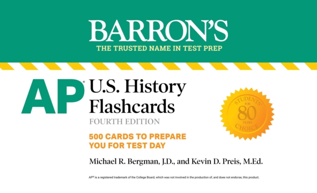 AP U.S. History Flashcards, Fourth Edition: Up-to-Date Review