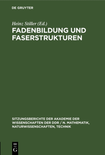 Fadenbildung und Faserstrukturen