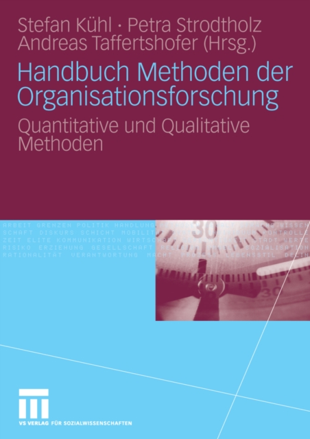 Handbuch Methoden der Organisationsforschung