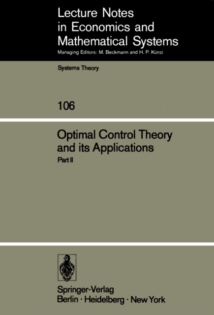 Optimal Control Theory and its Applications