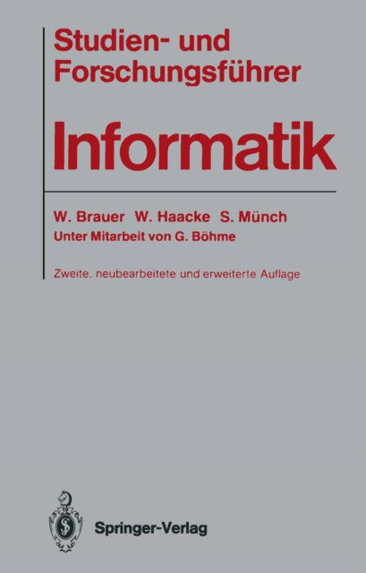 Studien- und Forschungsführer Informatik