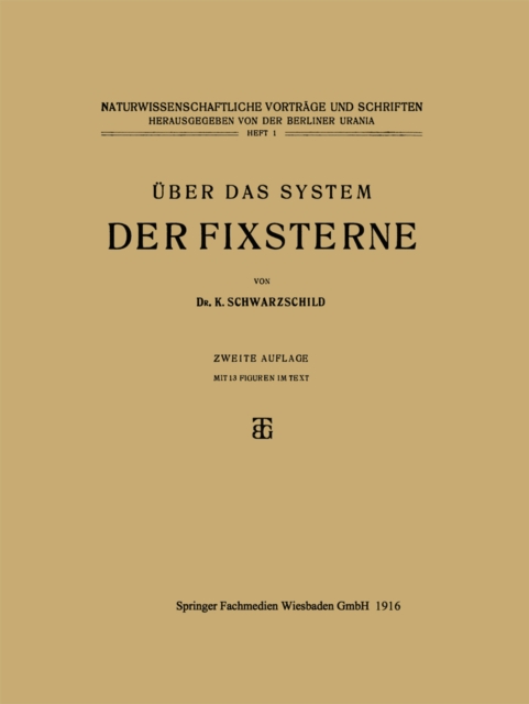 Über das System der Fixsterne