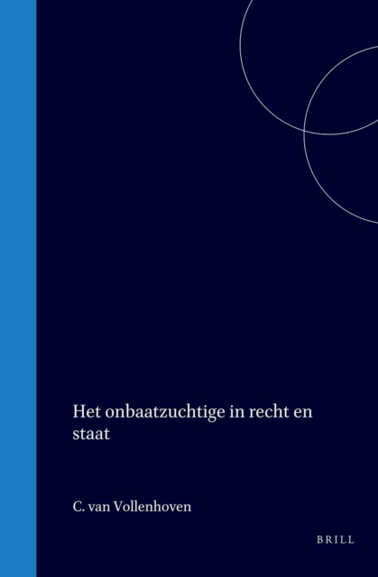 Het onbaatzuchtige in recht en staat